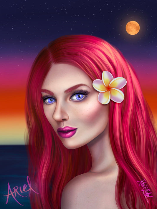 Ariel the Moonlit Mermaid - Digital Download - Driftless Enchantments