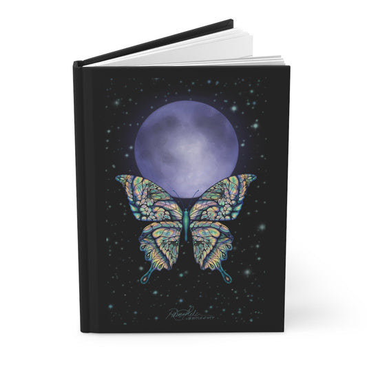 Fly Me to the Moon Hardcover Journal - Driftless Enchantments