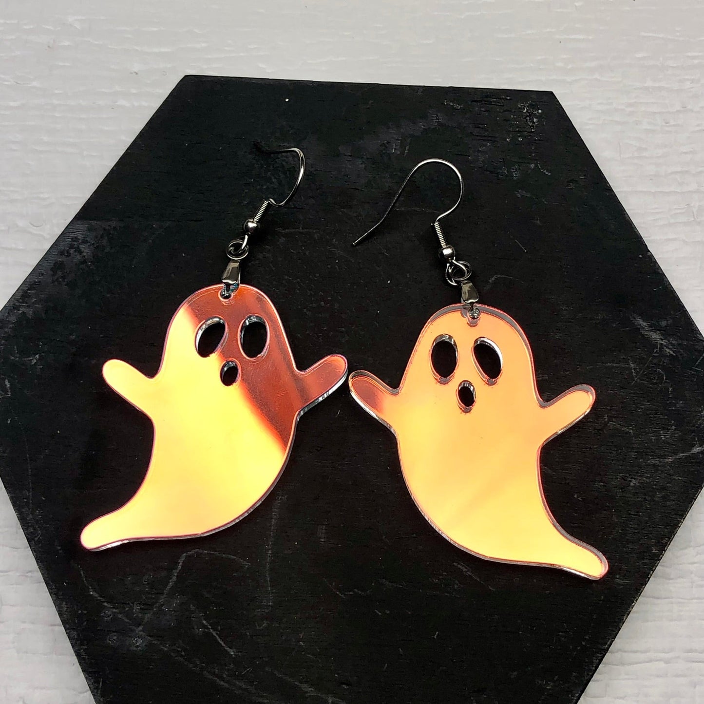 Iridescent Flying Ghost Earrings - Driftless Enchantments