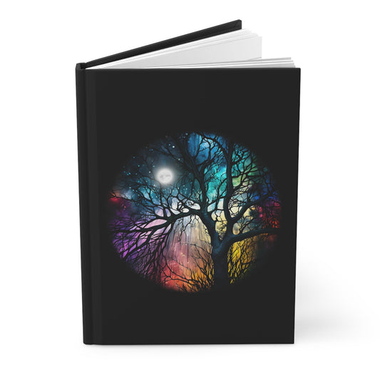 Moonlit Tree Hardcover Journal - Driftless Enchantments