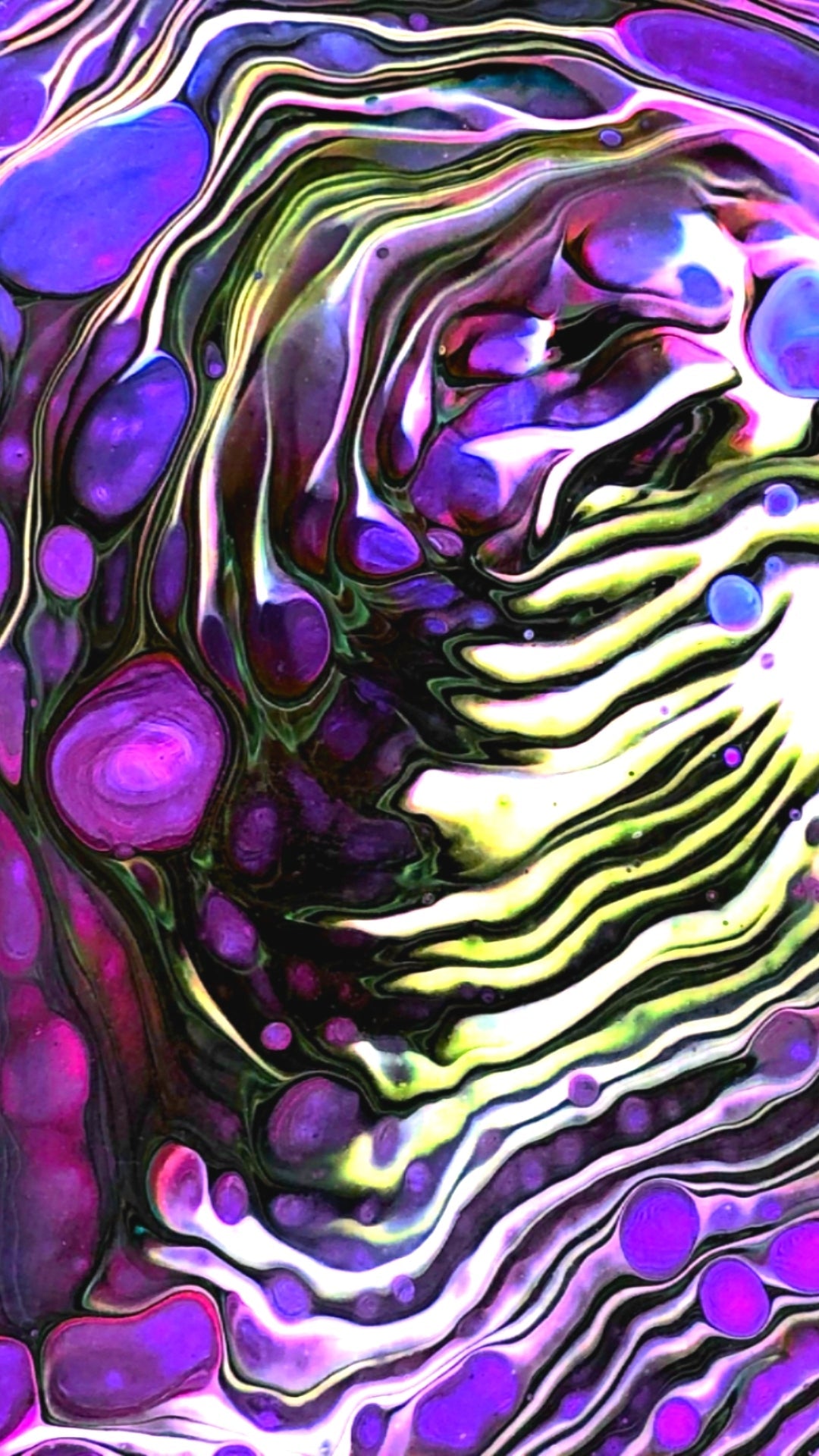 Smart Phone Wallpaper (Digital Download) - "Whirlpool" - Purple - Driftless Enchantments